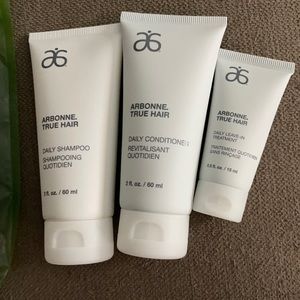 Arbonne True Hair travel kit